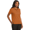 Port Authority Women's Texas Orange Silk Touch Polo