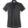 Port Authority Women's Grey Smoke Performance Jacquard Polo