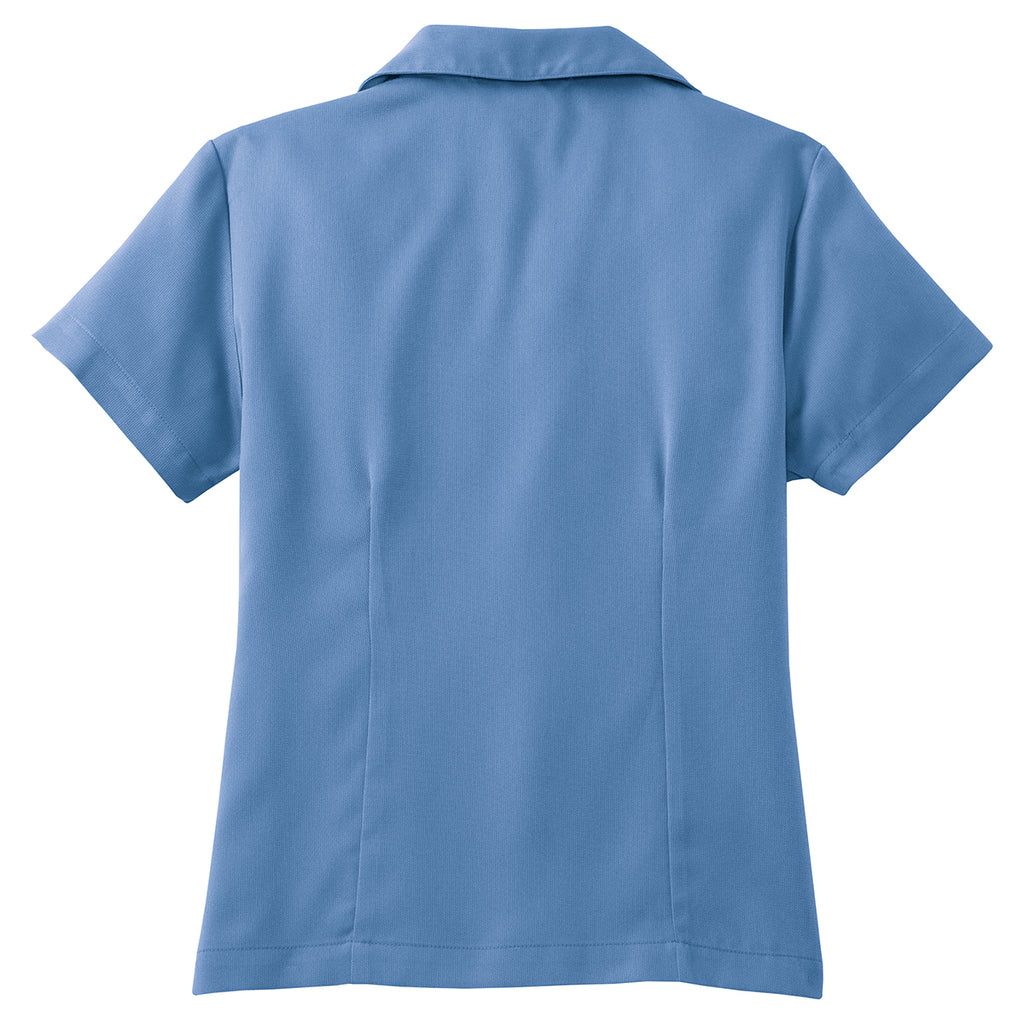 Port Authority Women's Blue Easy Care Camp Shirt