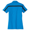 Port Authority Women's Brilliant Blue/Black Silk Touch Performance Colorblock Stripe Polo