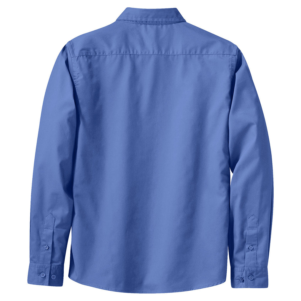 Port Authority Women's Ultramarine Blue L/S Easy Care Shirt