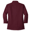 Port Authority Women's Burgundy 3/4-Sleeve Easy Care Shirt