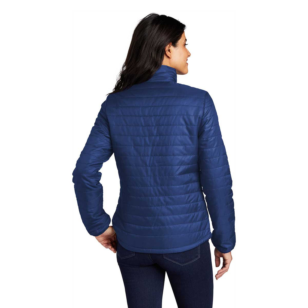 Port Authority Women's Cobalt Blue Packable Puffy Jacket