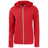 Cutter & Buck Women's Red Daybreak Eco Recycled Full Zip Hoodie