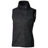 Cutter & Buck Women's Charcoal Heather Mainsail Vest