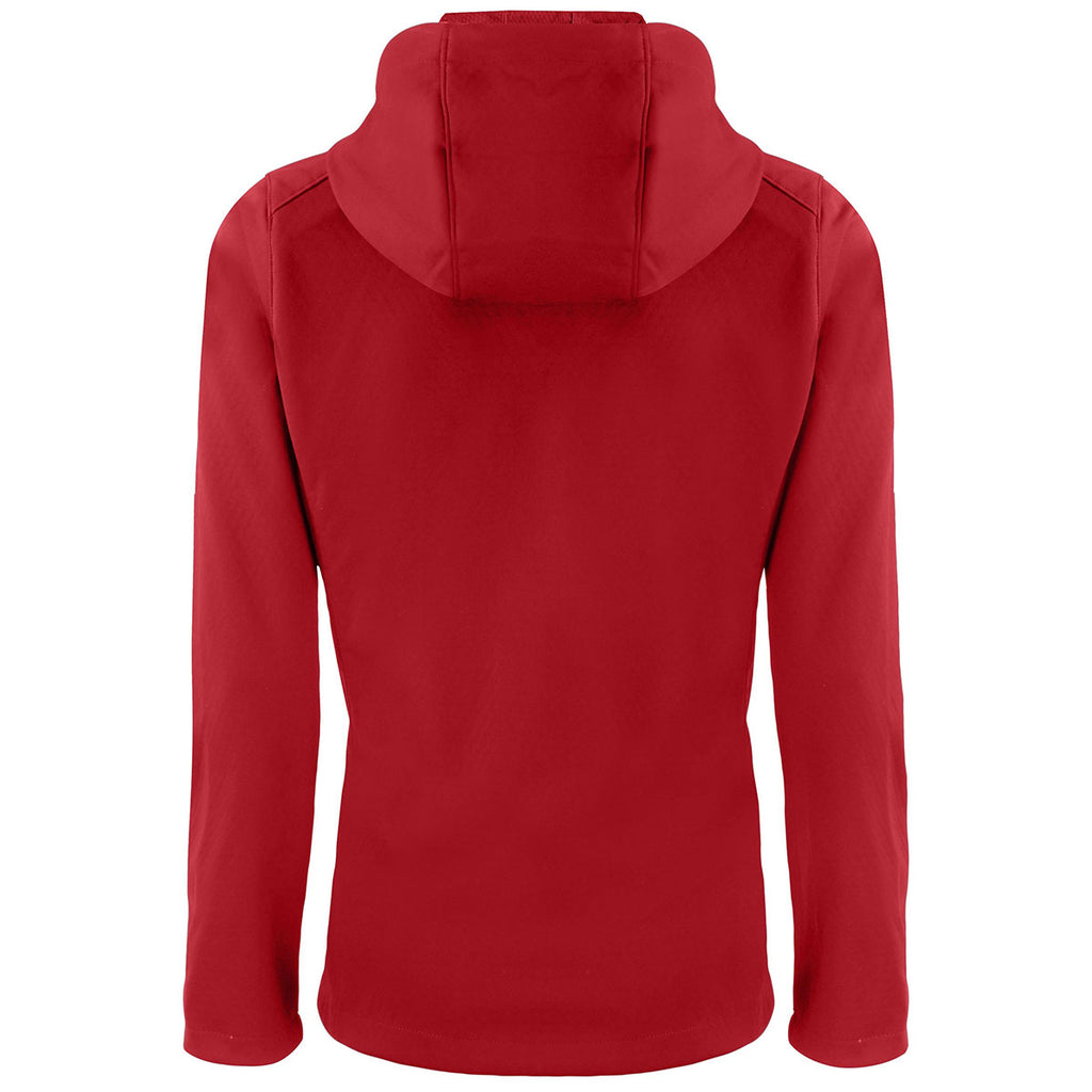 Cutter & Buck Women's Cardinal Red Evoke Eco Softshell Recycled Full Zip Jacket