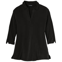 Port Authority Women's Deep Black Luxe Knit Tunic