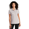 Port Authority Women's Gusty Grey/White Gingham Polo