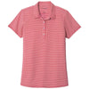 Port Authority Women's Rich Red/White Gingham Polo