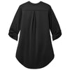 Port Authority Women's Black City Stretch 3/4-Sleeve Tunic