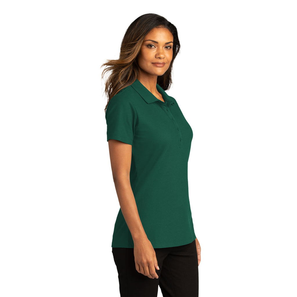 Port Authority Women's Marine Green SuperPro React Polo