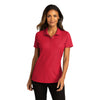 Port Authority Women's Rich Red SuperPro React Polo