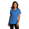 Port Authority Women's Strong Blue SuperPro React Polo