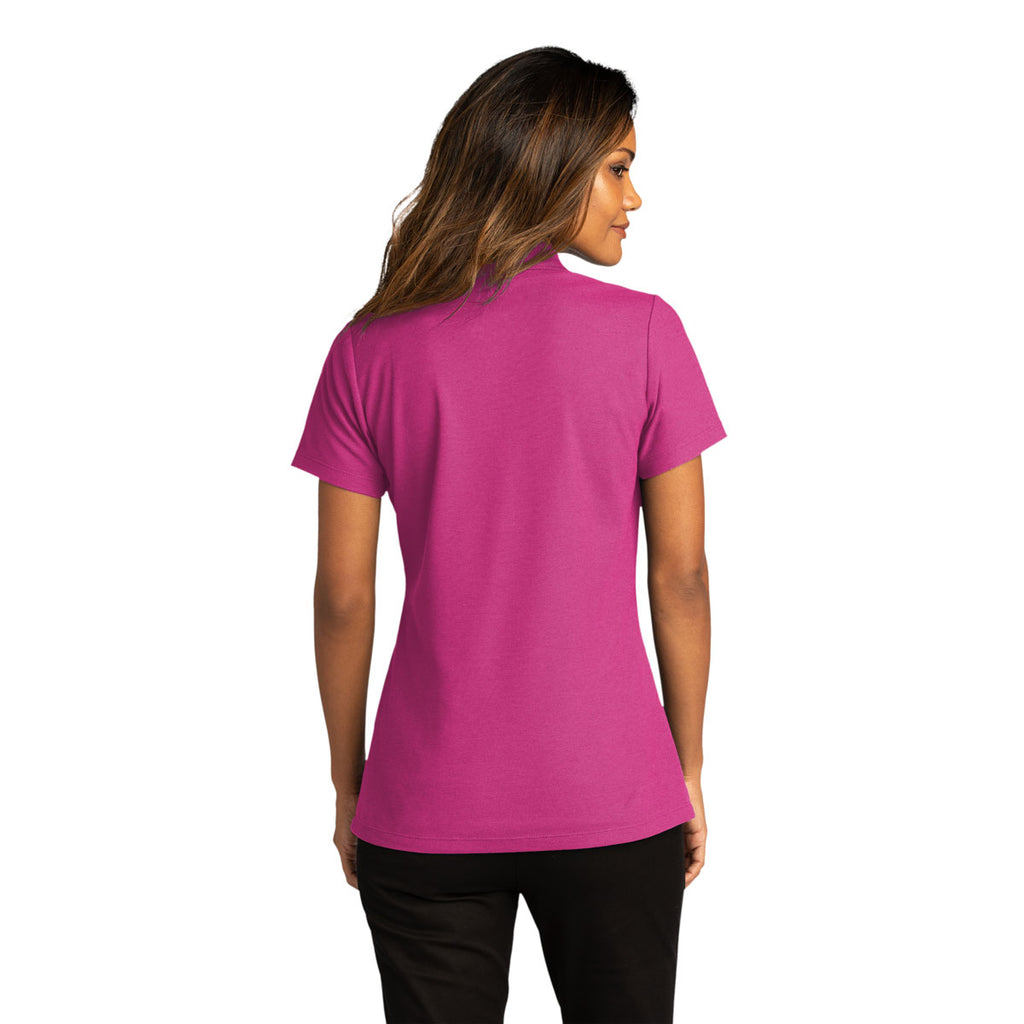 Port Authority Women's Wild Berry SuperPro React Polo