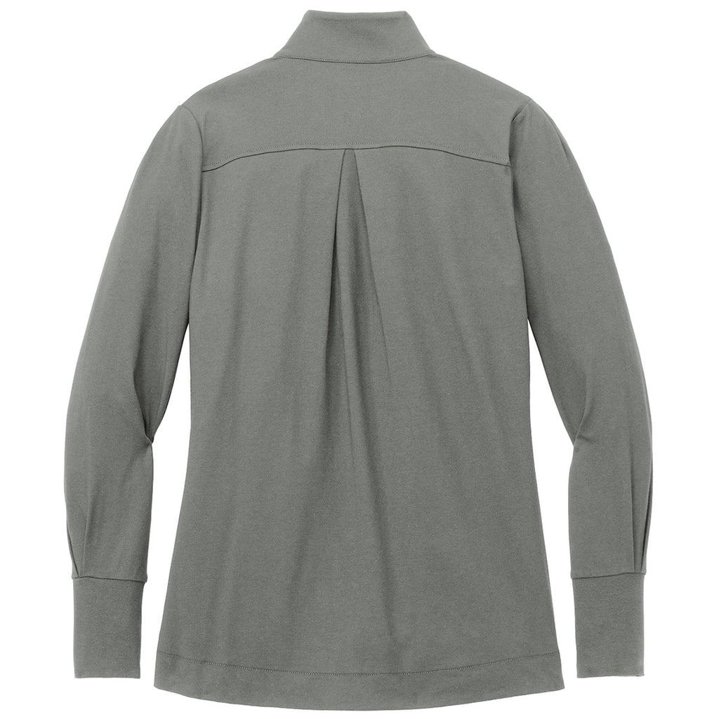 Port Authority Women's Shadow Grey Fairway Stretch Quarter Zip