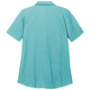 Port Authority Women's Dark Teal Heather Fine Pique Blend Polo