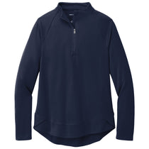 Port Authority Women's True Navy C-FREE Cypress 1/4 Zip