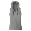 New Era Women's Shadow Grey Heather Heritage Blend Hoodie Tank