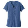 OGIO Women's Blue Heather Tread Henley