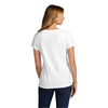 Port & Company Women's White Tri-Blend V-Neck Tee