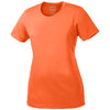 Port & Company Women's Neon Orange Performance Tee