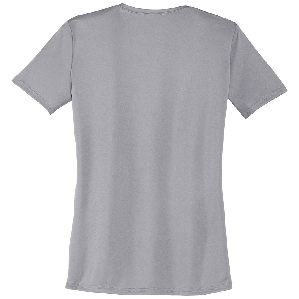 Port & Company Women's Silver Performance Tee