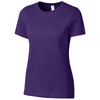 Clique Women's College Purple Playlist Tee