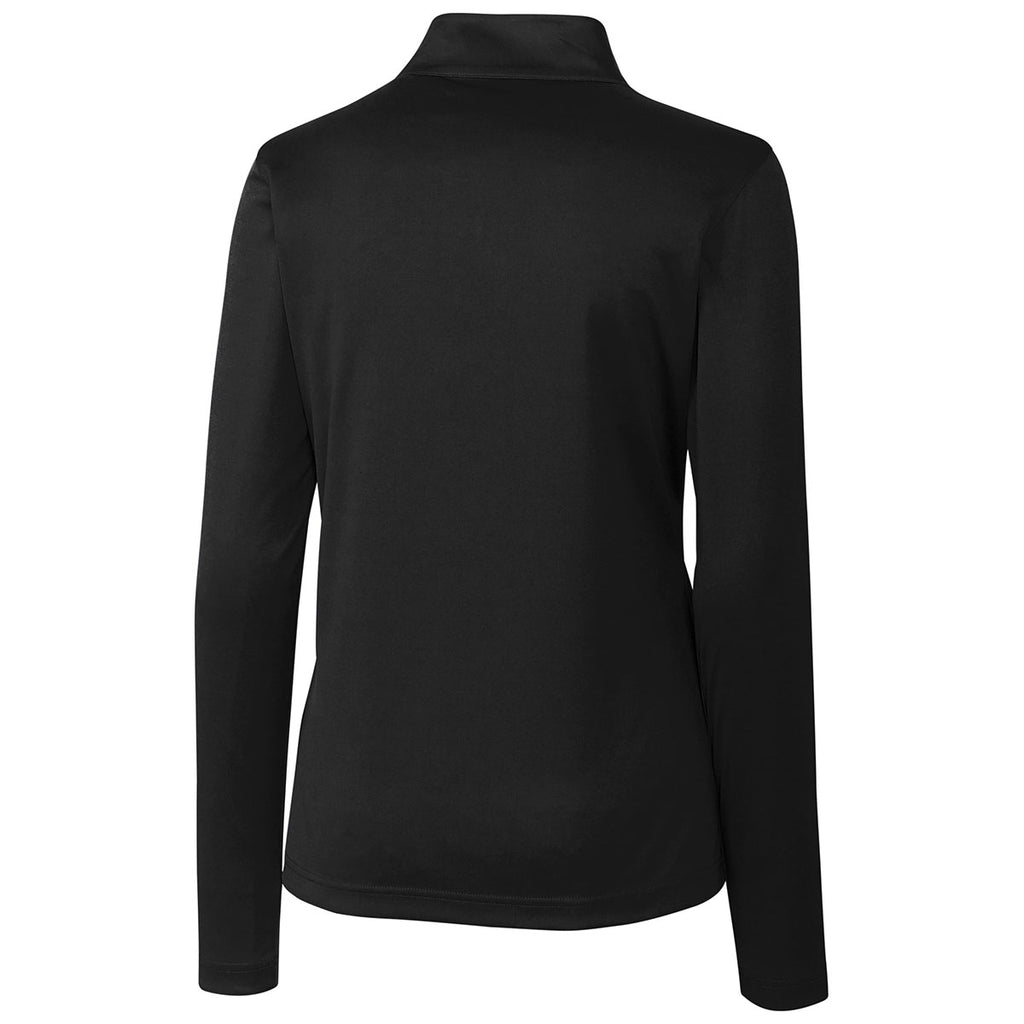 Clique Women's Black Spin Half Zip