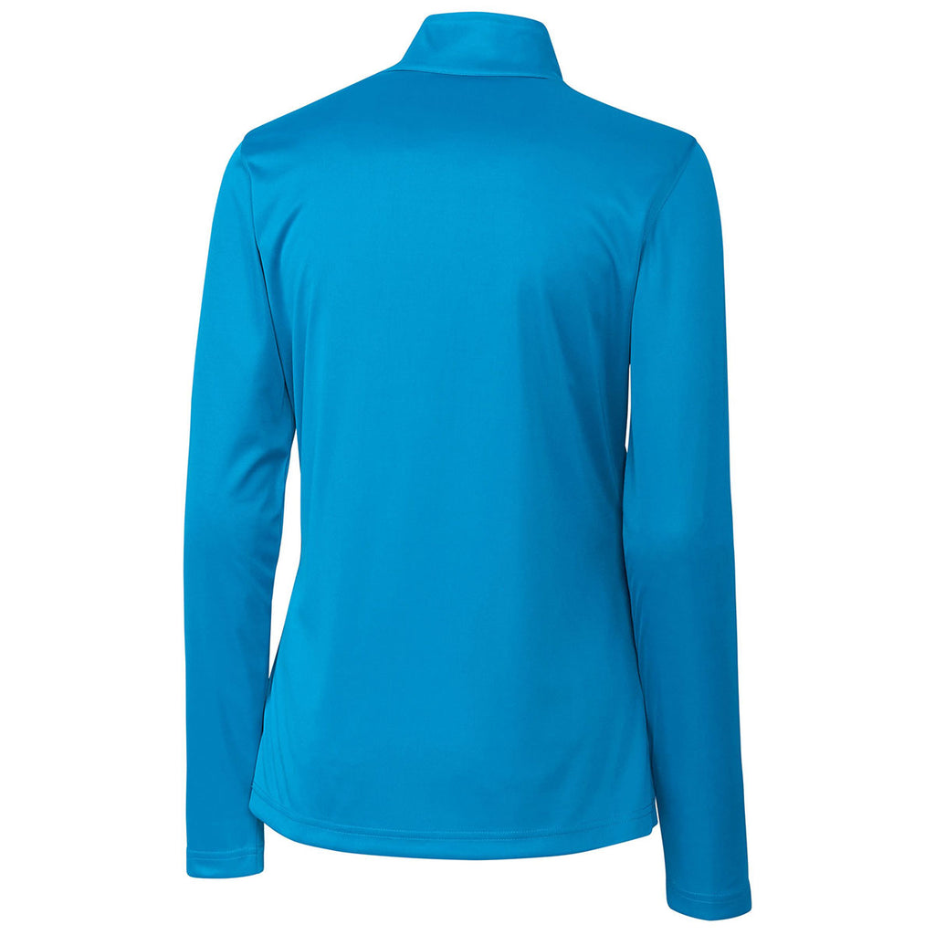 Clique Women's Ocean Blue Spin Half Zip