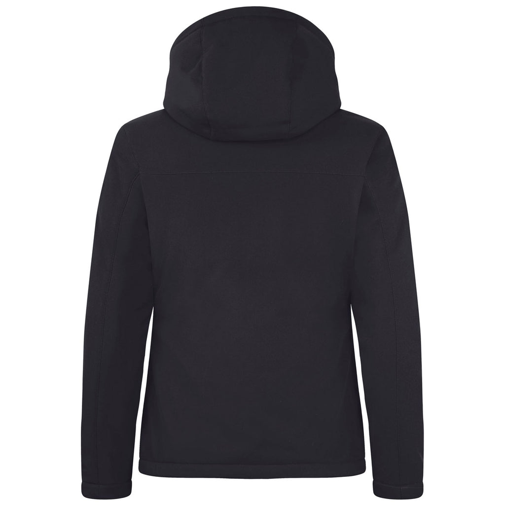 Clique Women's Black Equinox Insulated Softshell Jacket