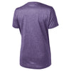 Sport-Tek Women's Purple Heather Contender Scoop Neck Tee