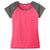 Sport-Tek Women's Pink Raspberry Heather-On-Heather Contender Scoop Neck Tee