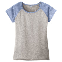 Sport-Tek Women's True Navy Heather-On-Heather Contender Scoop Neck Tee