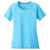 Sport-Tek Women's Pond Blue Heather PosiCharge Tri-Blend Scoop Neck Tee