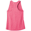 Sport-Tek Women's Pink Raspberry Heather PosiCharge Tri-Blend Wicking Tank