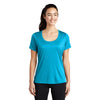 Sport-Tek Women's Sapphire Posi-UV Pro Scoop Neck Tee