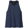 Sport-Tek Women's Dark Royal Heather/Black Endeavor Tank