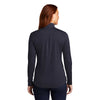 Sport-Tek Women's Deep Navy Heather Endeavor 1/4 Zip Pullover