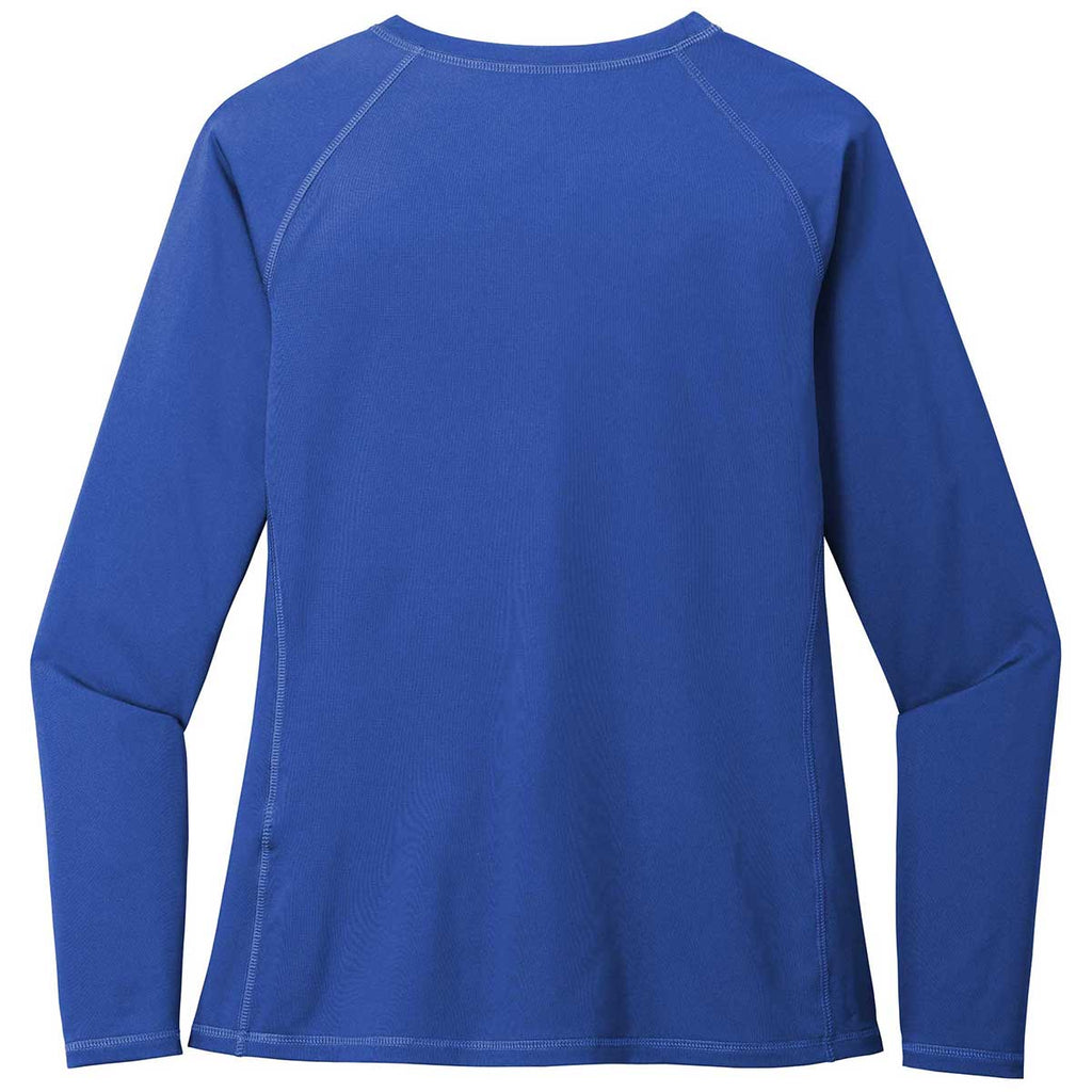 Sport-Tek Women's True Royal Long Sleeve Rashguard Tee