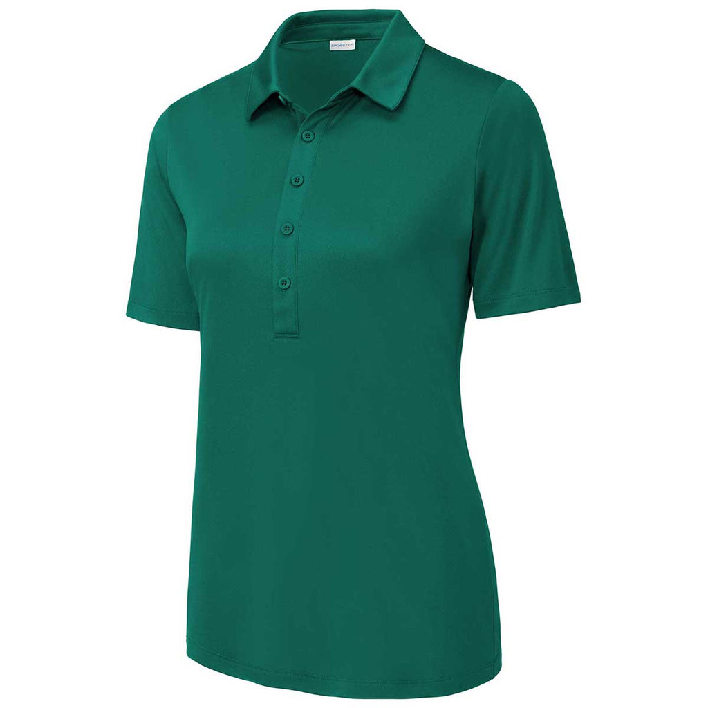 Sport-Tek Women's Marine Green Posi-UV Pro Polo