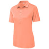 Sport-Tek Women's Soft Coral Posi-UV Pro Polo