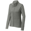 Sport-Tek Women's Light Grey Heather Sport-Wick Flex Fleece Full-Zip