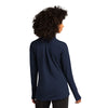 Sport-Tek Women's True Navy Sport-Wick Flex Fleece Full-Zip