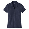 Sport-Tek Women's True Navy Embossed PosiCharge Tough Polo