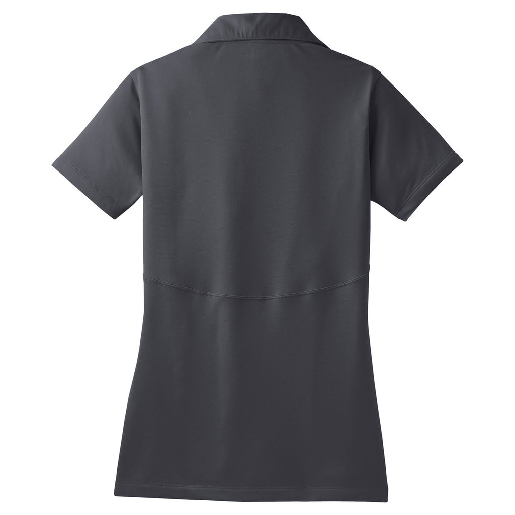 Sport-Tek Women's Iron Grey Micropique Sport-Wick Polo