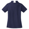 Sport-Tek Women's True Navy/White Side Blocked Micropique Sport-Wick Polo