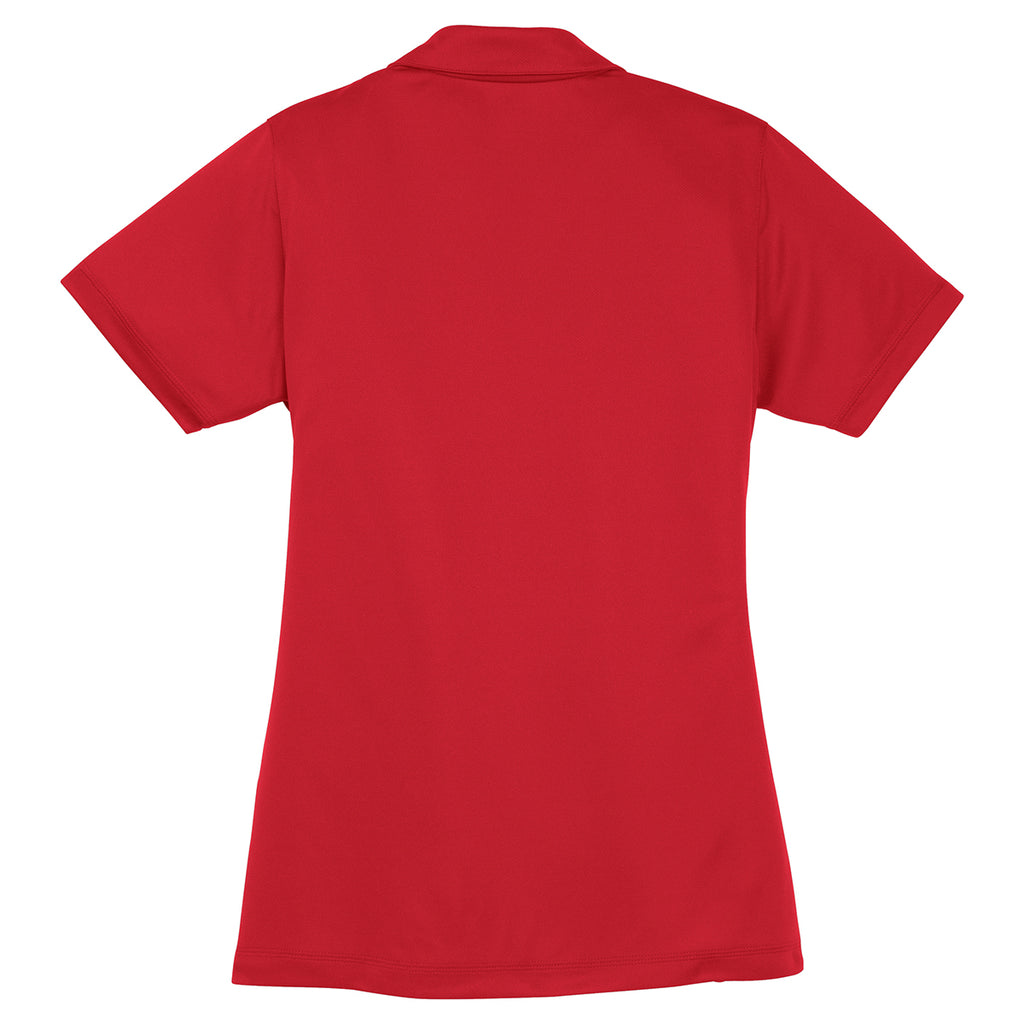 Sport-Tek Women's True Red PosiCharge Micro-Mesh Polo