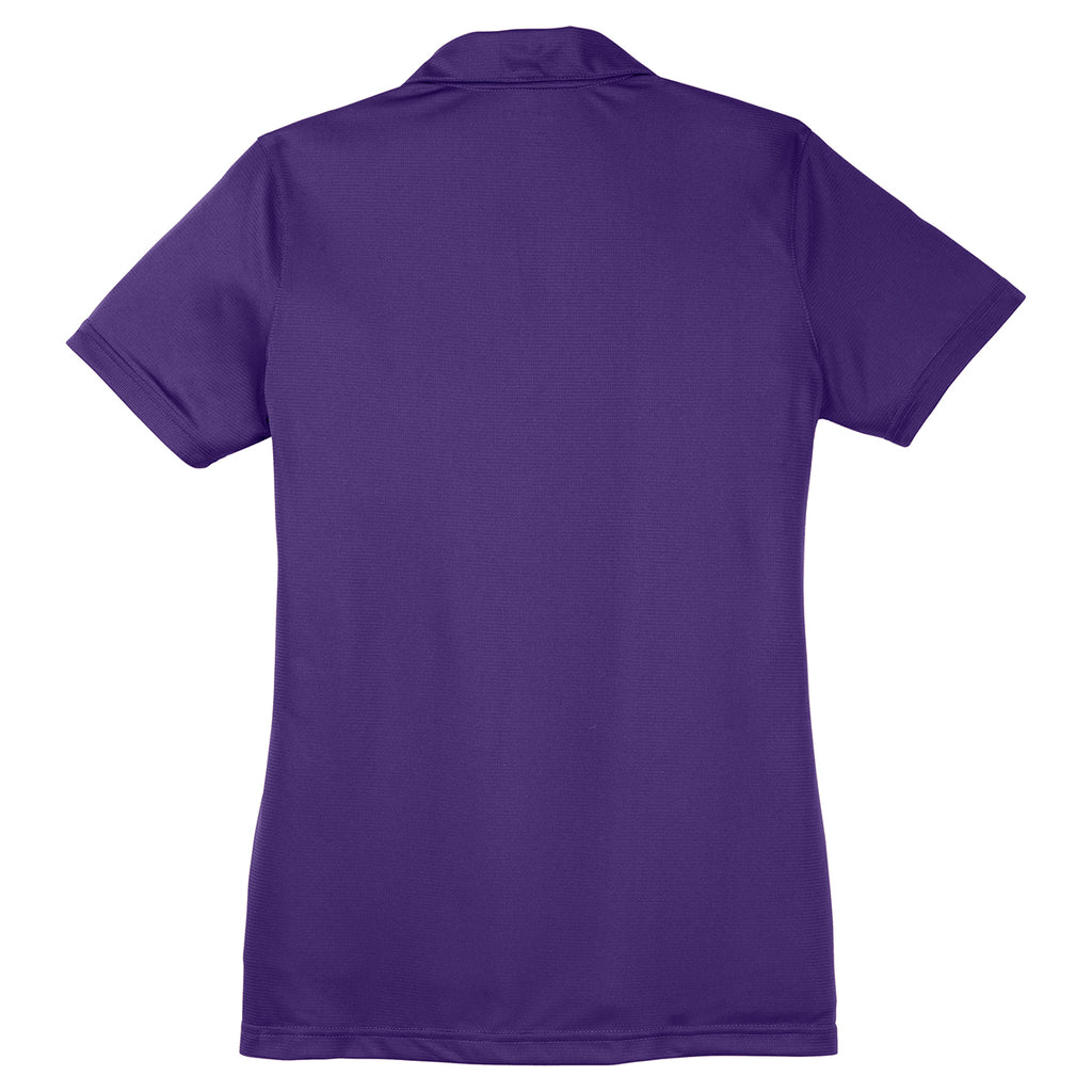 Sport-Tek Women's Purple PosiCharge Active Textured Polo