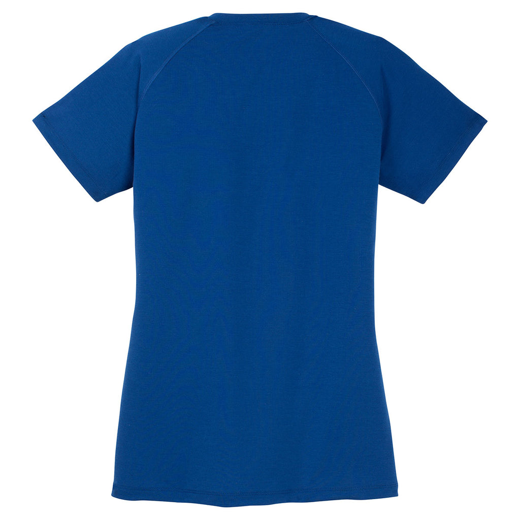 Sport-Tek Women's True Royal Ultimate Performance V-Neck