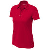 Sport-Tek Women's Deep Red UV Micropique Polo